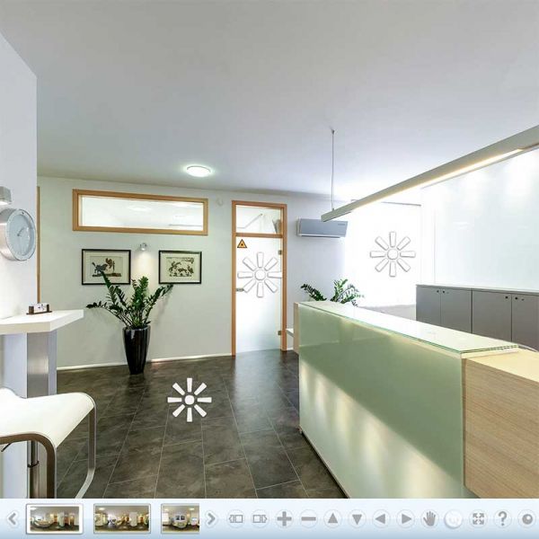 360°Panoramen für Zahnarztpraxis