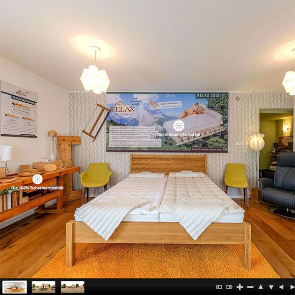 360°Panoramen – Betten