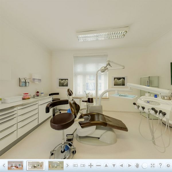 360°Panoramen für Zahnarztpraxis